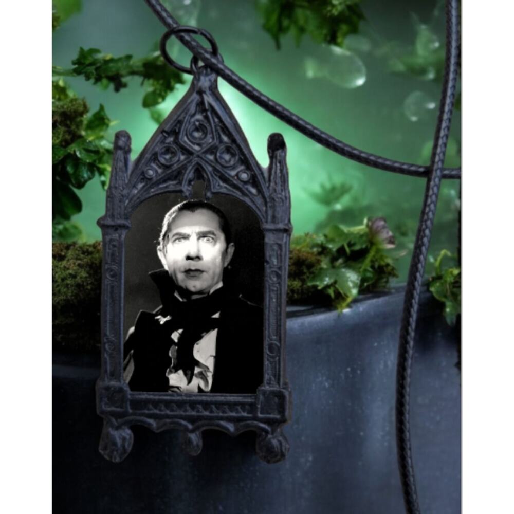 Dracula Vampire Charm Pendant Horror Movie Classic Monster Film Night Jewelry